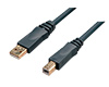 1138-BL: HQ USB-Kabel 2.0 A-Stecker/B-Stecker 5,0 m schwarz