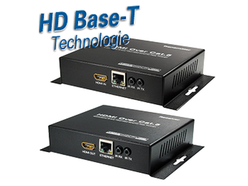 1239: HDMI Extender CAT5e/Cat6 Kabel bis 100m HD Base-T Technologie