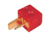 340-RT: Lautsprecher Mini-Stecker rot schraubbar