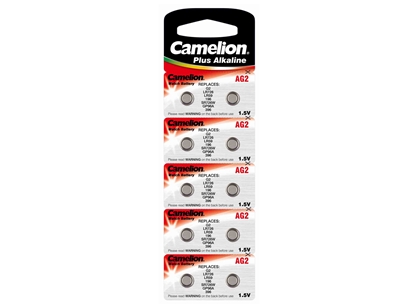 20-2: Camelion AG2 L726 Alkaline 1,5 V 7,9 x 2,6 mm
